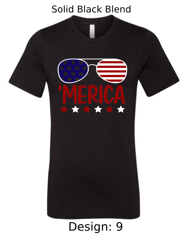 Shirts Men's Customized T-Shirts | 4th of July Themed Tee