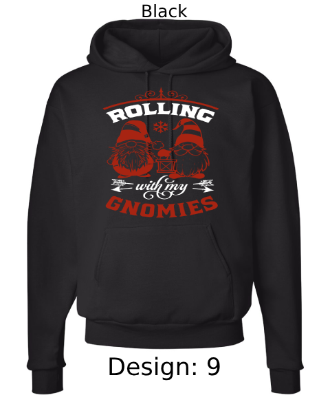 Unisex Christmas Funny Gnome Hoodie Sweatshirt | Custom Hoodie