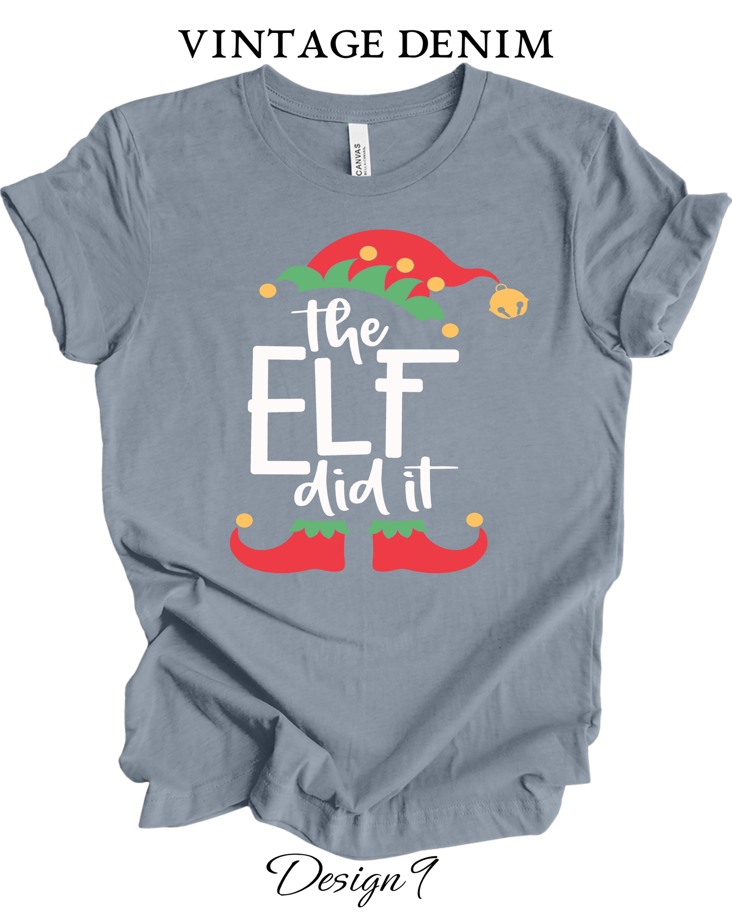 Custom Tee Unisex Crew Neck T-Shirts | Christmas Funny Elf Inspired Tee