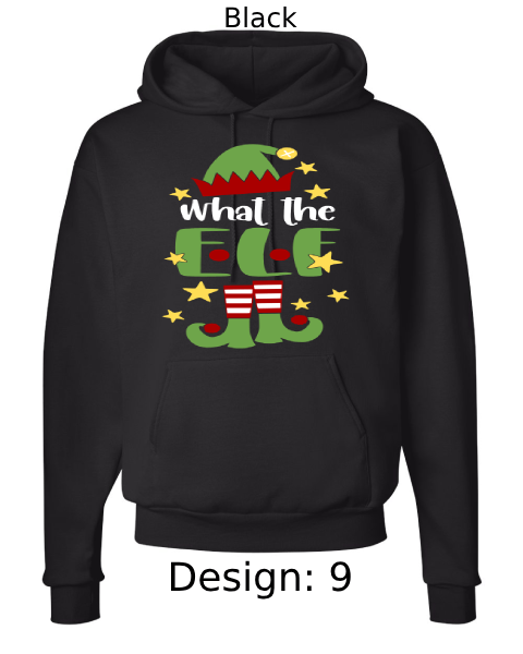 Unisex Christmas Funny Elf Hoodie Sweatshirt | Custom Hoodie