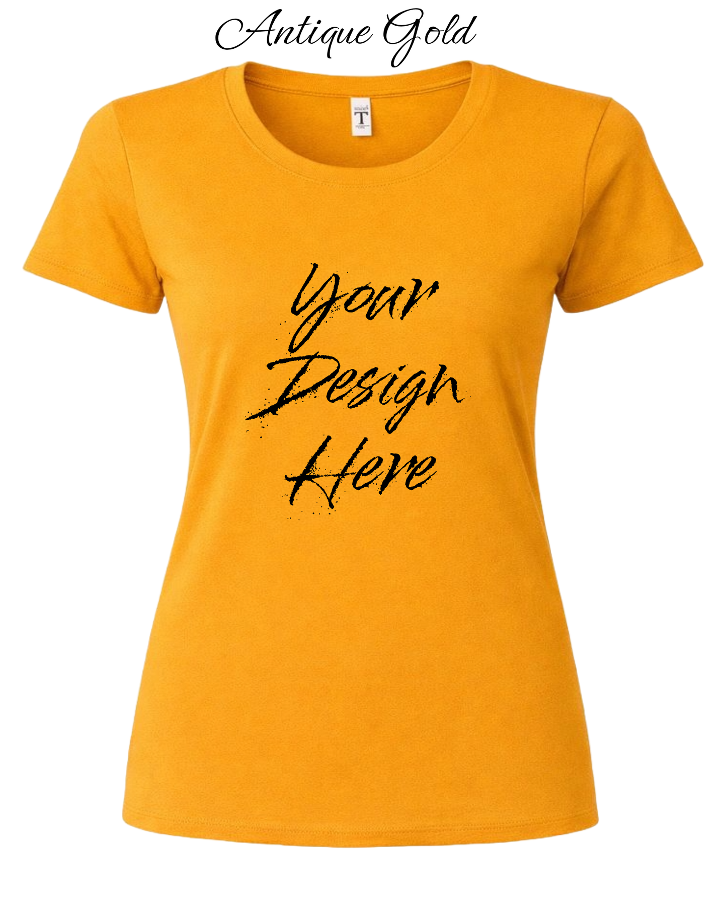 Shirts Women's Custom Crew Neck T-shirt | Design Your Own Shirt