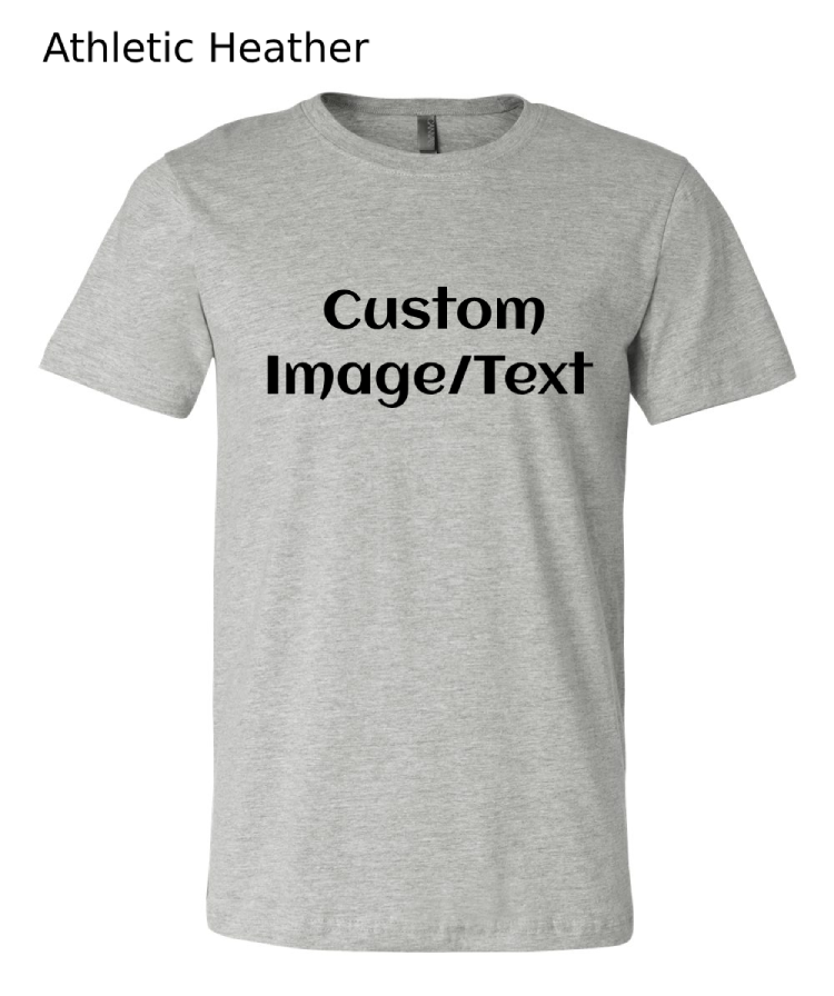 Shirts Men's Custom Crew Neck T-shirt | Design Your Own Shirt