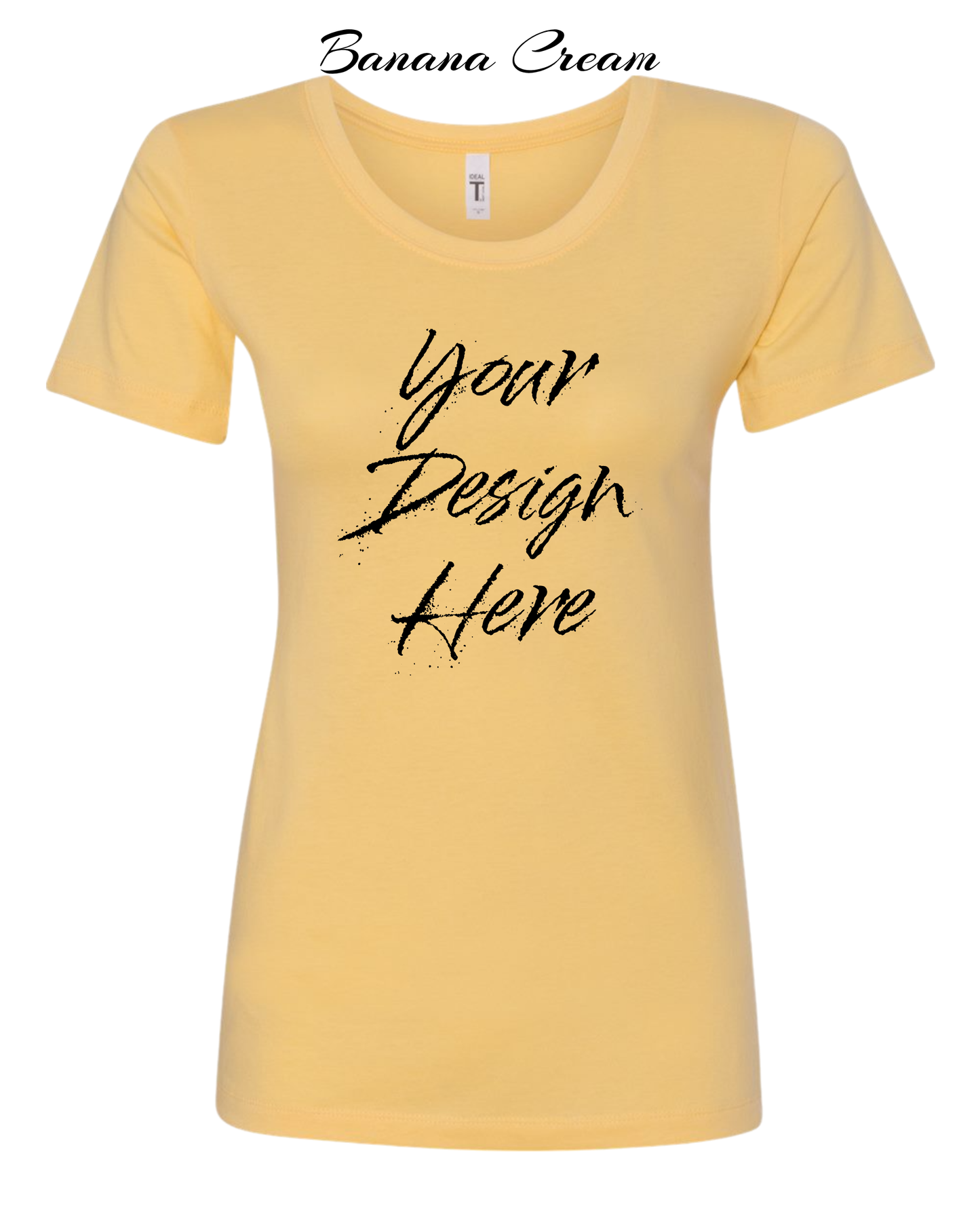 Shirts Women's Custom Crew Neck T-shirt | Design Your Own Shirt