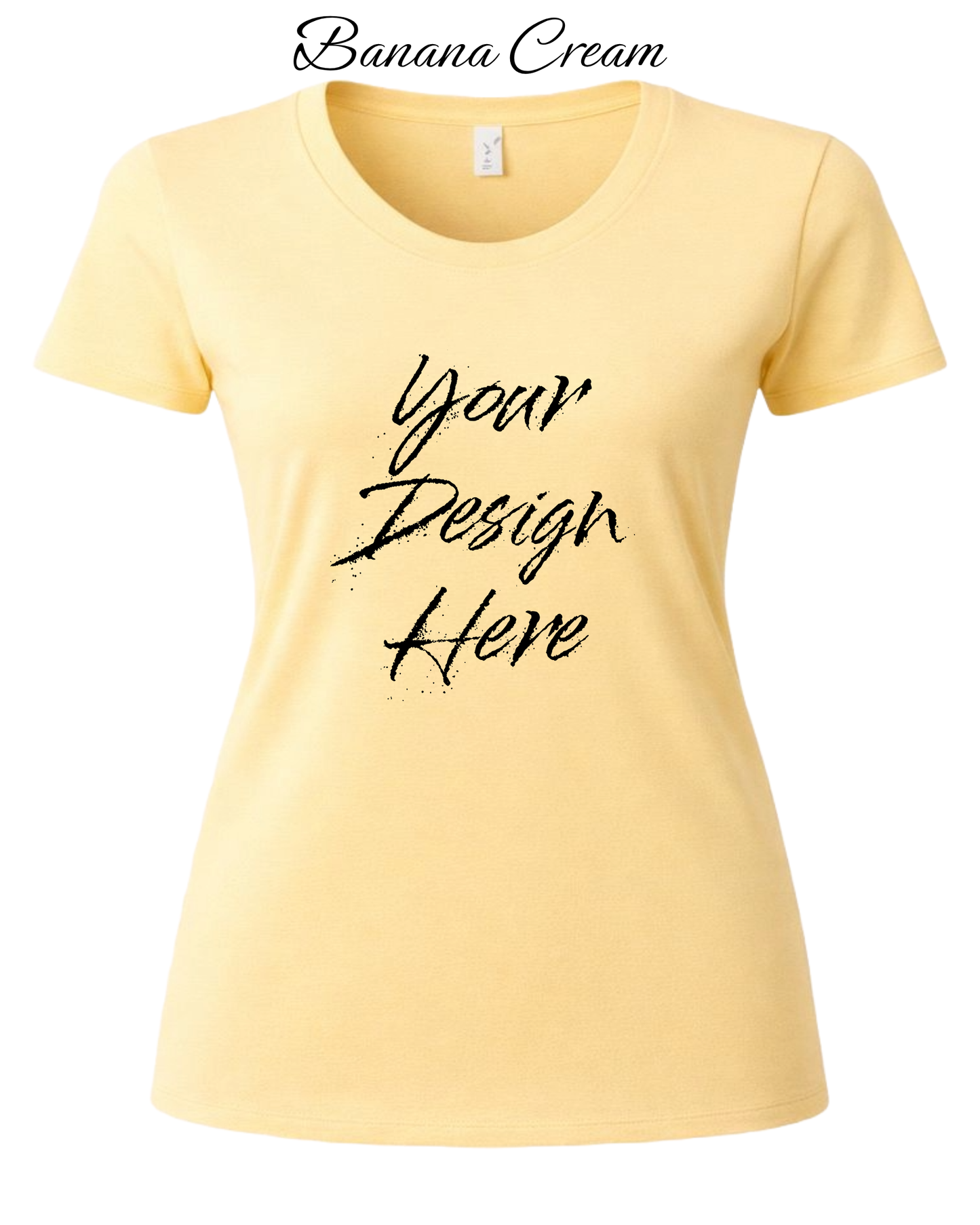 Shirts Women's Custom Crew Neck T-shirt | Design Your Own Shirt