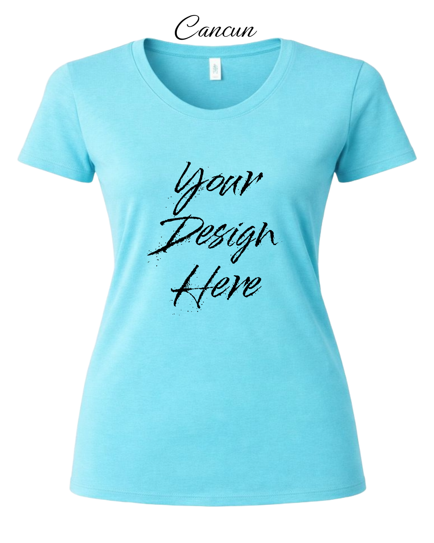 Shirts Women's Custom Crew Neck T-shirt | Design Your Own Shirt