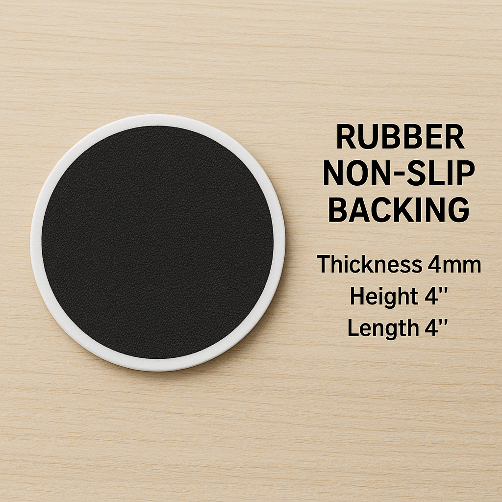 Custom Absorbent Non-Slip Neoprene Coaster: Design Your Own Coaster