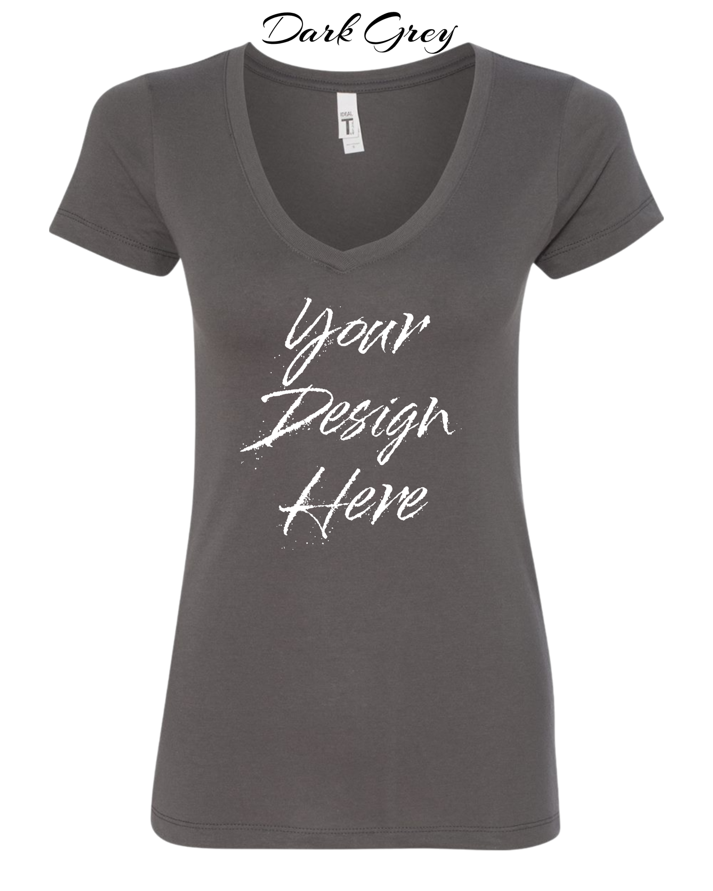 Shirts Women's Custom V-Neck Neck T-shirt | Design Your Own Shirt