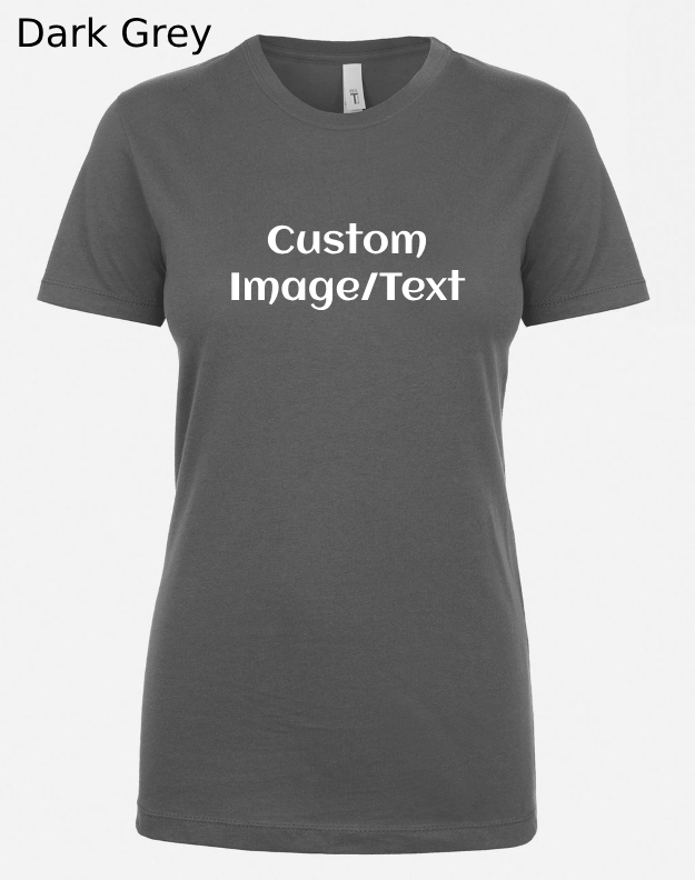 Shirts Women's Custom Crew Neck T-shirt | Design Your Own Shirt