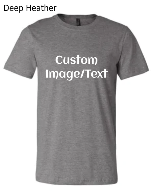 Shirts Men's Custom Crew Neck T-shirt | Design Your Own Shirt