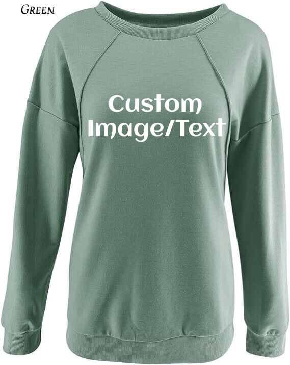 Sweatshirt Custom Women's Sweatshirt | Design Your Own Sweatshirt