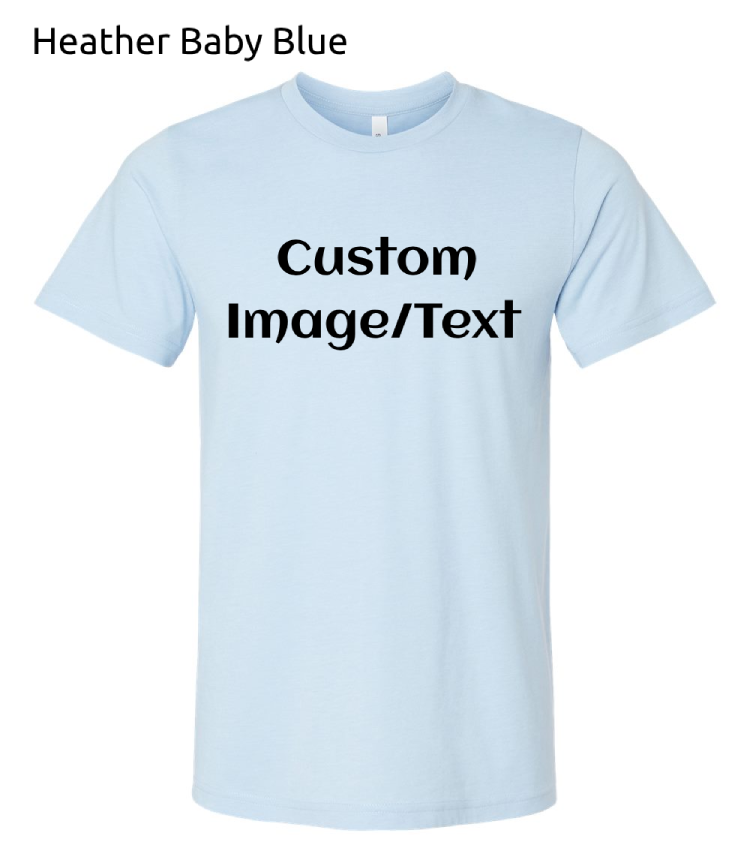Shirts Men's Custom Crew Neck T-shirt | Design Your Own Shirt