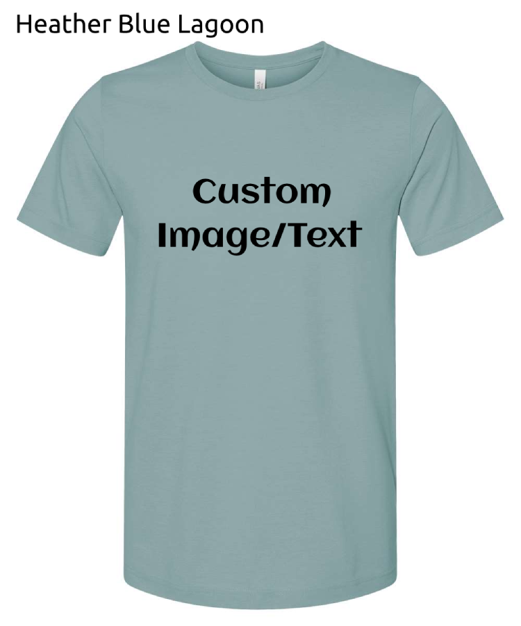 Shirts Men's Custom Crew Neck T-shirt | Design Your Own Shirt