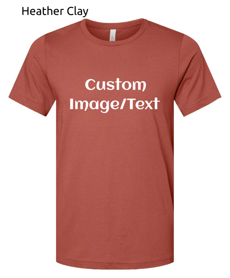 Shirts Men's Custom Crew Neck T-shirt | Design Your Own Shirt
