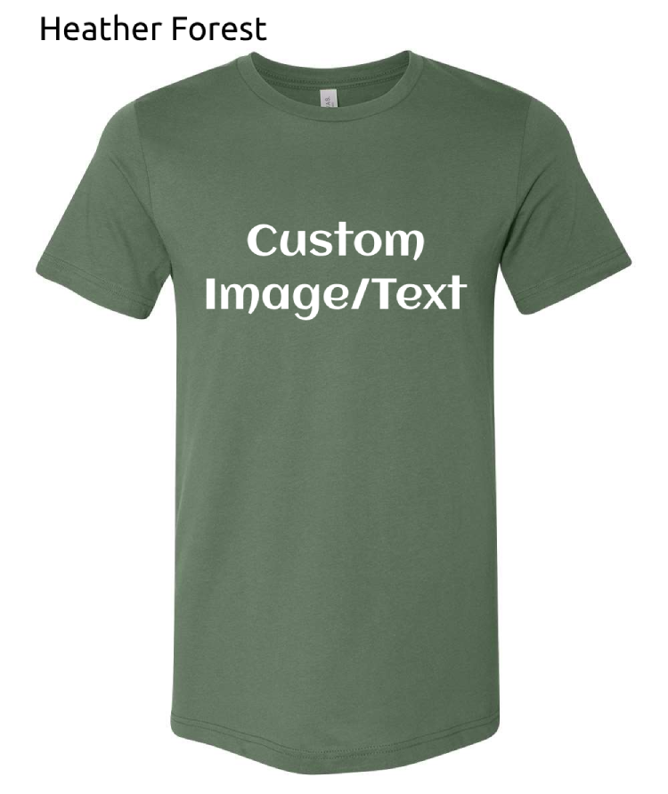 Shirts Men's Custom Crew Neck T-shirt | Design Your Own Shirt