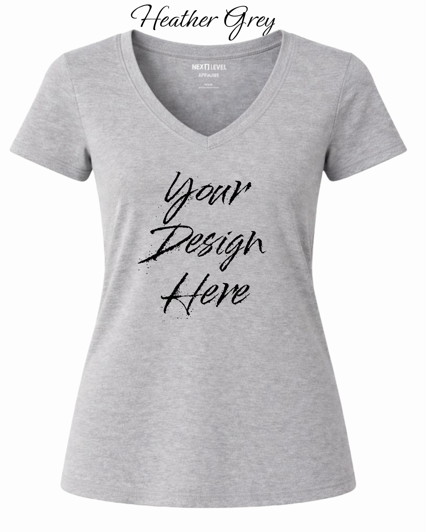 Shirts Women's Custom V-Neck Neck T-shirt | Design Your Own Shirt