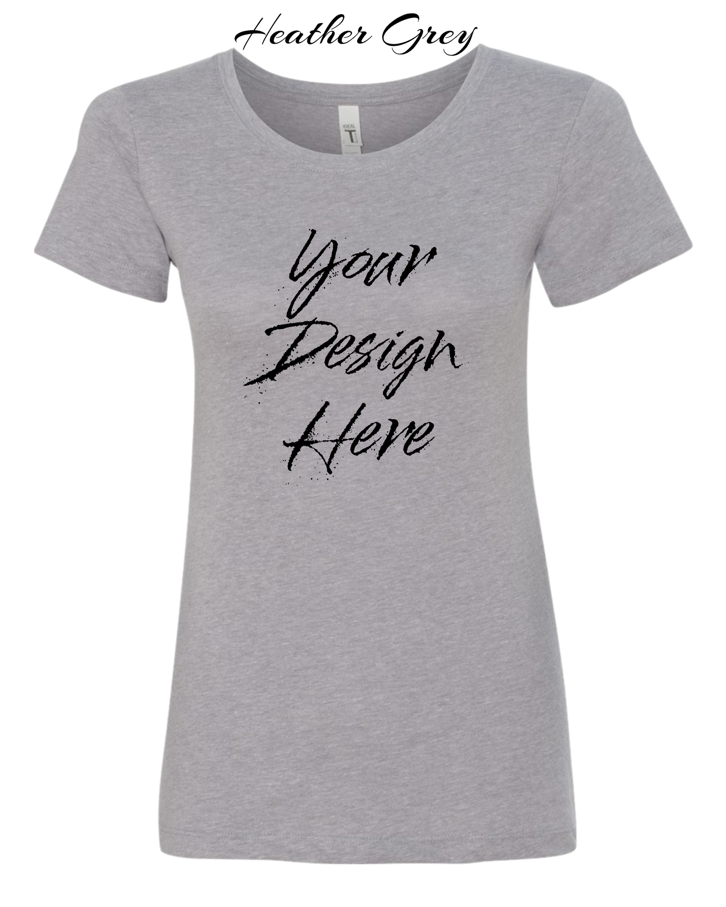 Shirts Women's Custom Crew Neck T-shirt | Design Your Own Shirt