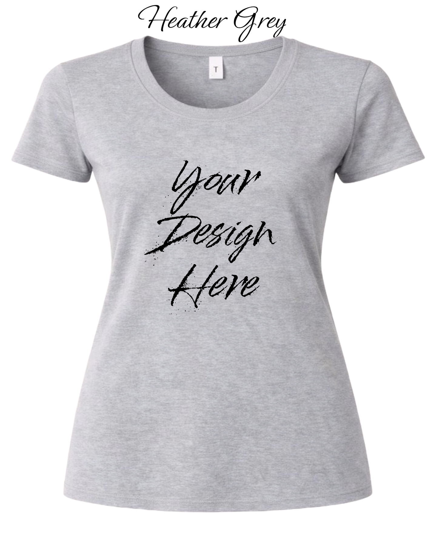 Shirts Women's Custom Crew Neck T-shirt | Design Your Own Shirt