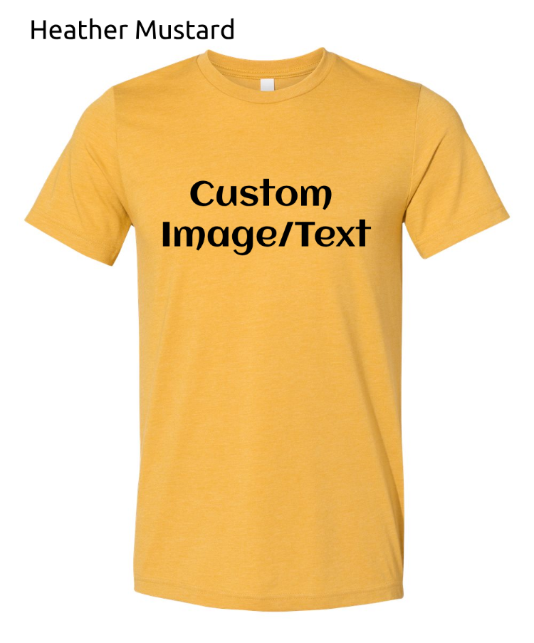 Shirts Men's Custom Crew Neck T-shirt | Design Your Own Shirt