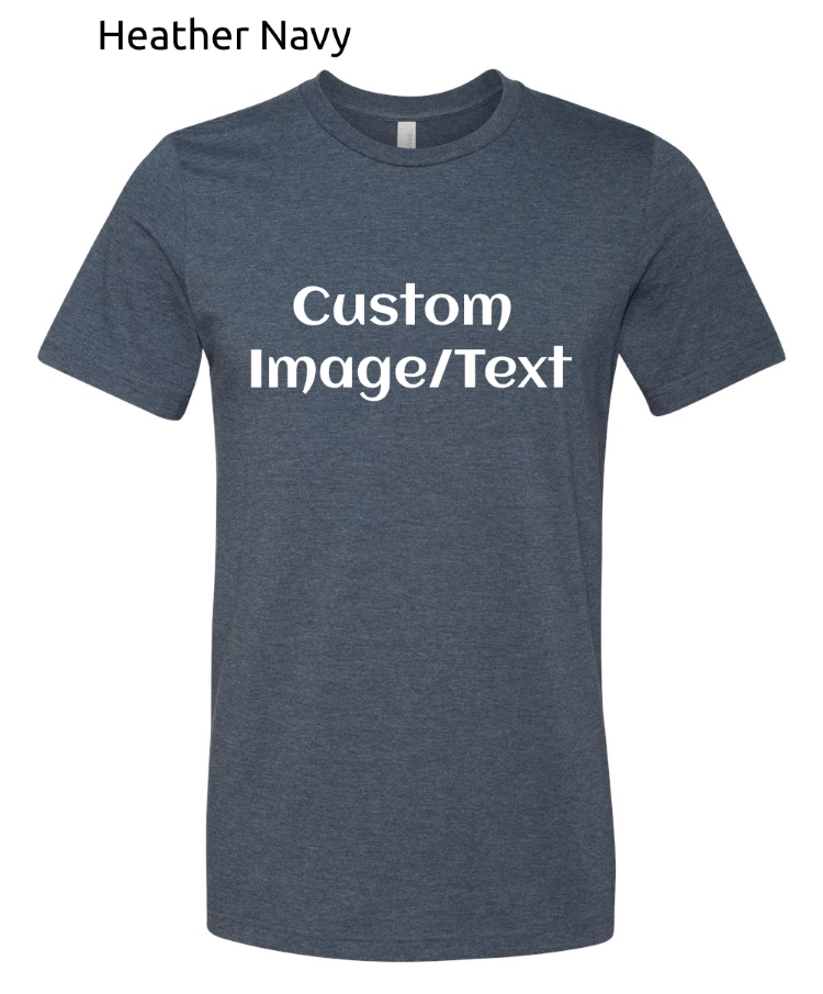 Shirts Men's Custom Crew Neck T-shirt | Design Your Own Shirt
