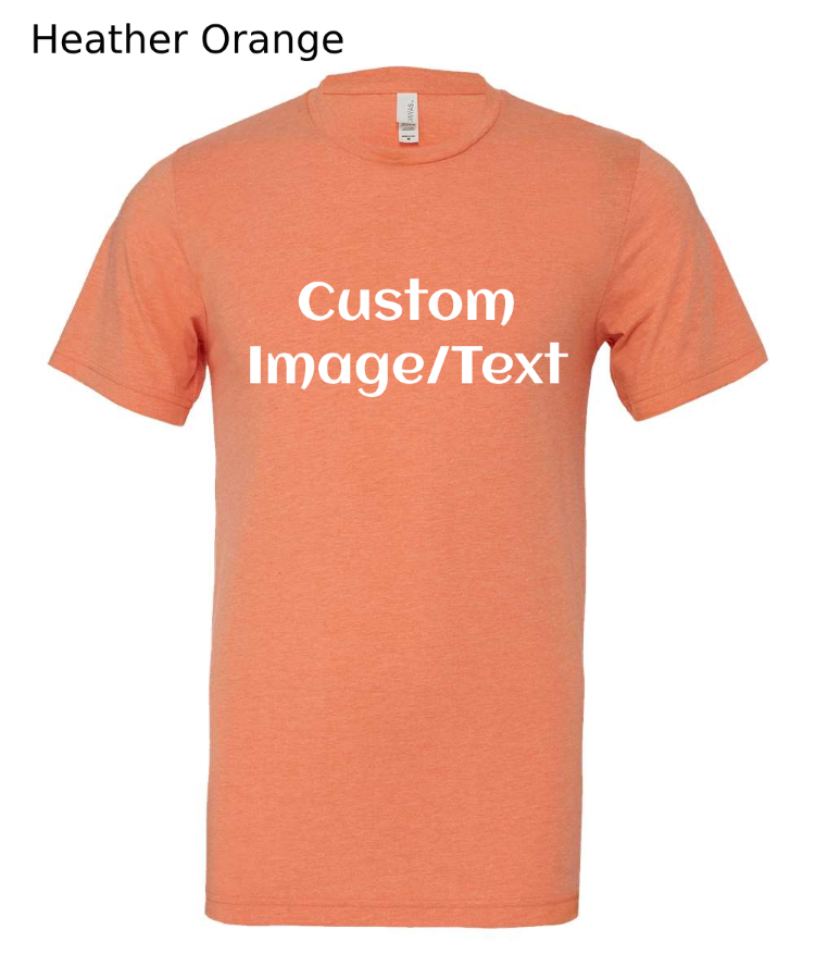 Shirts Men's Custom Crew Neck T-shirt | Design Your Own Shirt