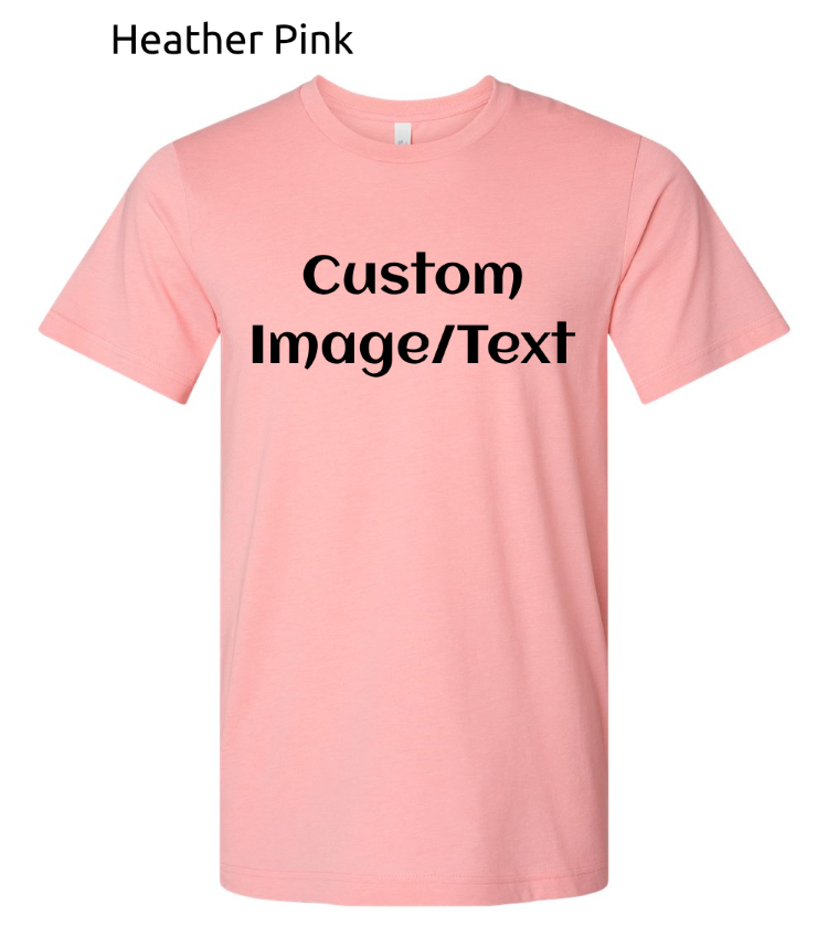 Shirts Men's Custom Crew Neck T-shirt | Design Your Own Shirt