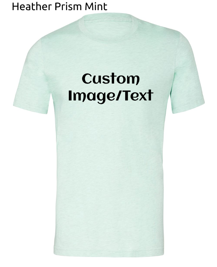 Shirts Men's Custom Crew Neck T-shirt | Design Your Own Shirt