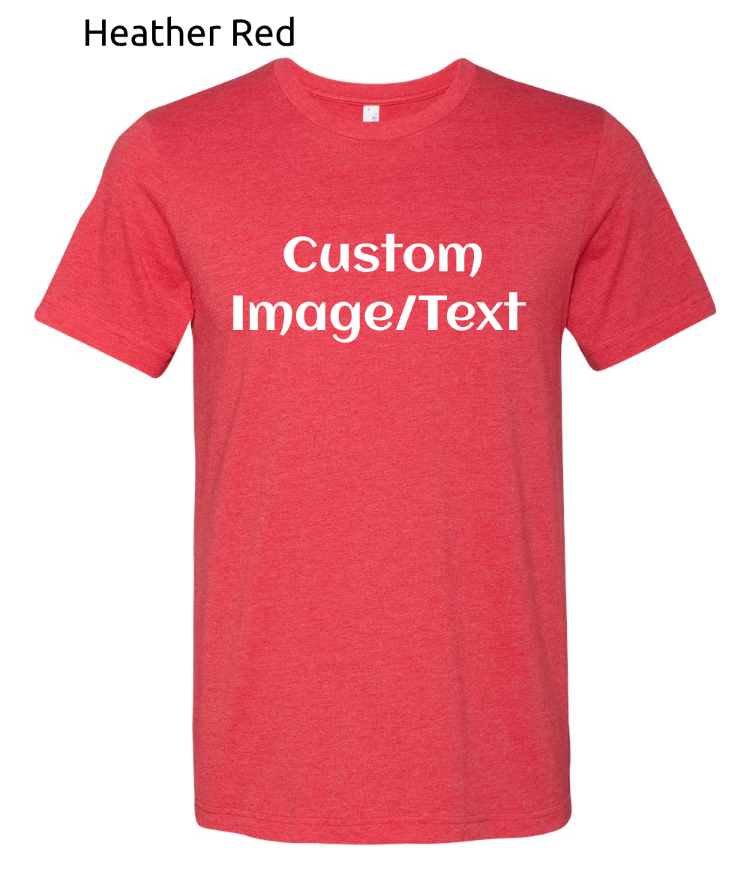 Shirts Men's Custom Crew Neck T-shirt | Design Your Own Shirt