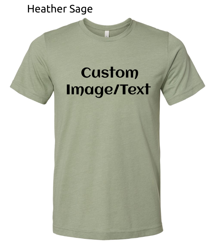 Shirts Men's Custom Crew Neck T-shirt | Design Your Own Shirt