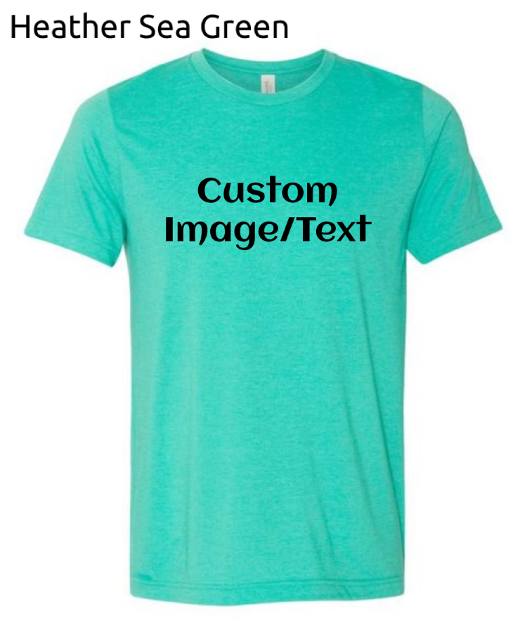 Shirts Men's Custom Crew Neck T-shirt | Design Your Own Shirt