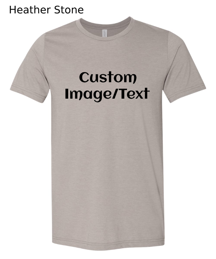 Shirts Men's Custom Crew Neck T-shirt | Design Your Own Shirt
