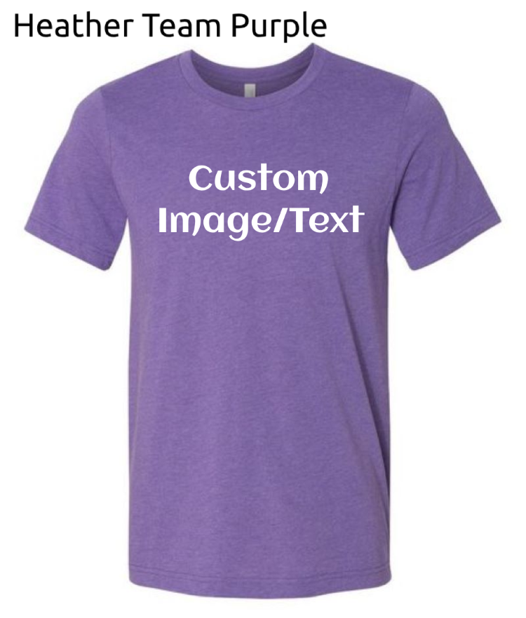 Shirts Men's Custom Crew Neck T-shirt | Design Your Own Shirt