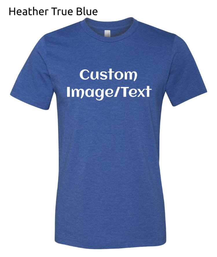Shirts Men's Custom Crew Neck T-shirt | Design Your Own Shirt