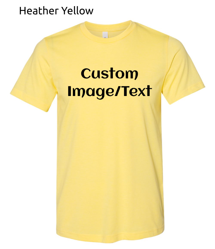 Shirts Men's Custom Crew Neck T-shirt | Design Your Own Shirt