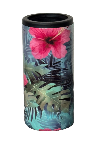Custom Tumbler Ready To Ship 12oz Skinny Can Insulated Cooler | Sublimation Tumbler | Hola Beaches