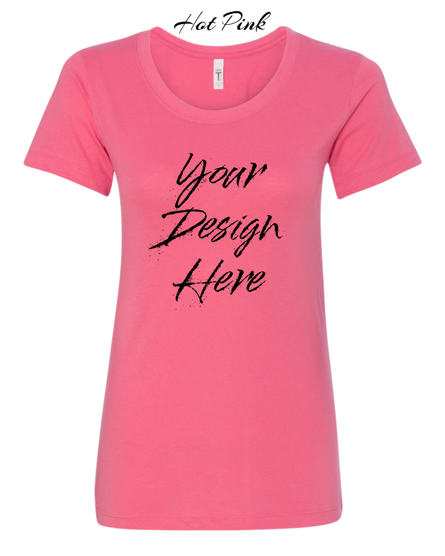 Shirts Women's Custom Crew Neck T-shirt | Design Your Own Shirt
