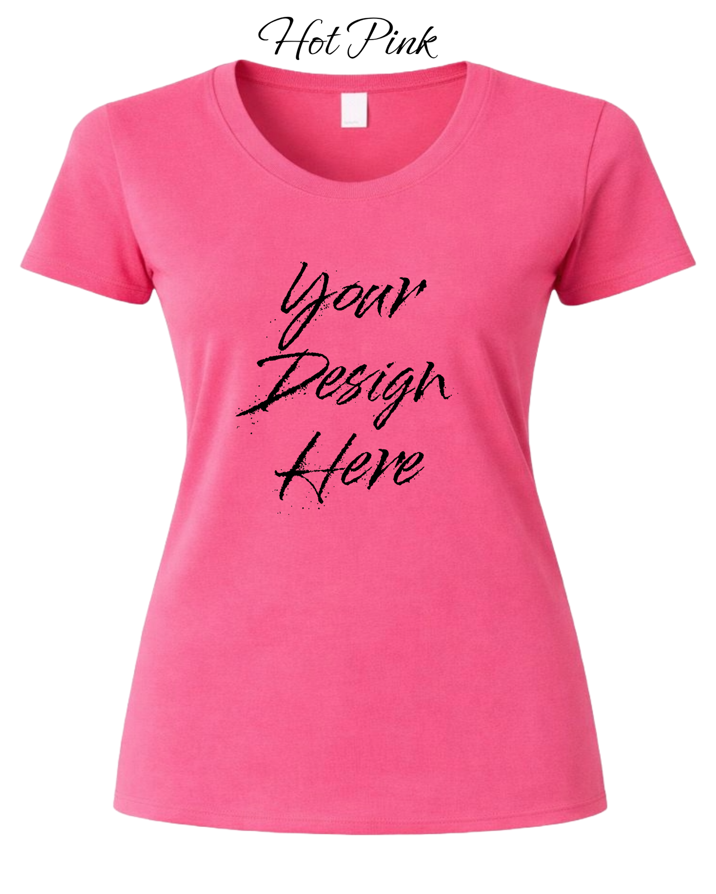 Shirts Women's Custom Crew Neck T-shirt | Design Your Own Shirt