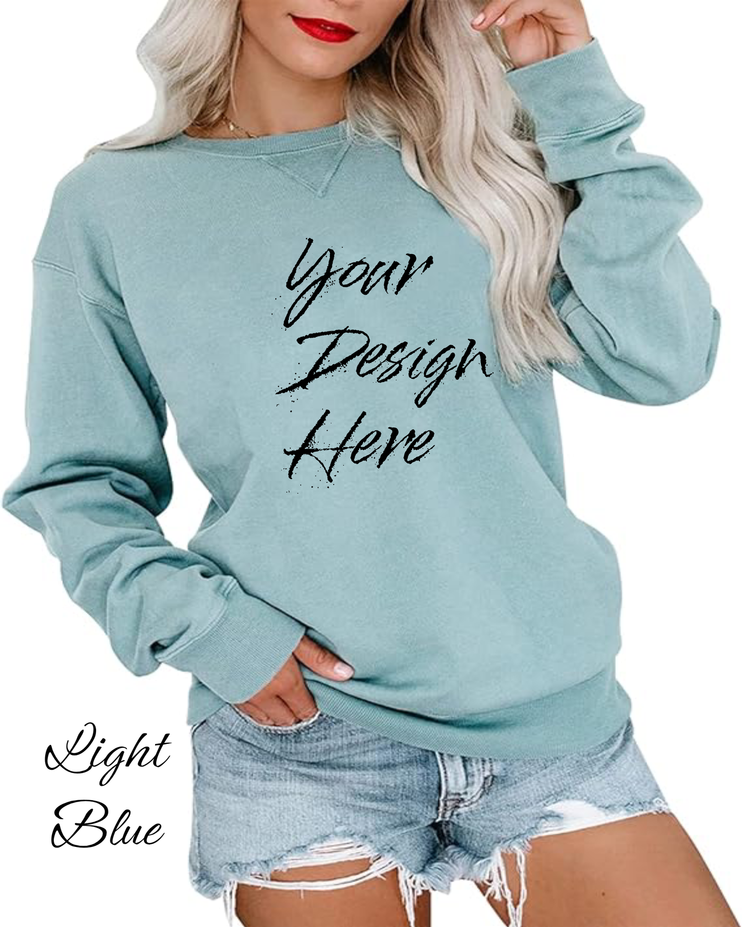 Sweatshirt Custom Women's Sweatshirt | Design Your Own Sweatshirt