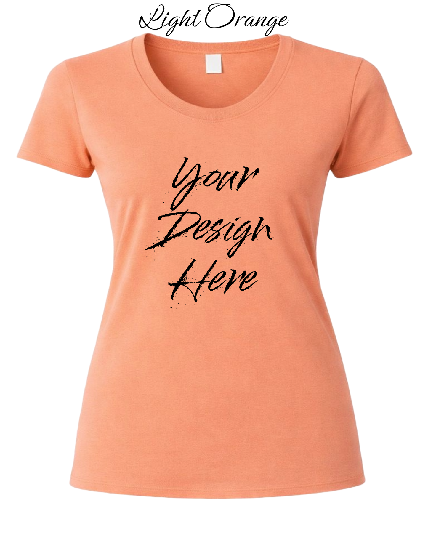 Shirts Women's Custom Crew Neck T-shirt | Design Your Own Shirt
