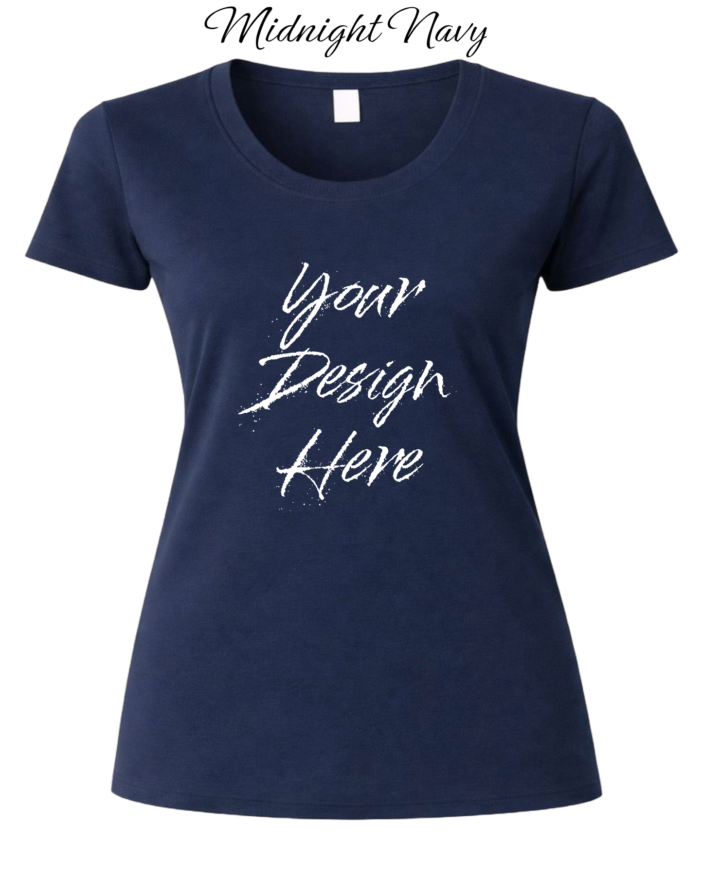 Shirts Women's Custom Crew Neck T-shirt | Design Your Own Shirt