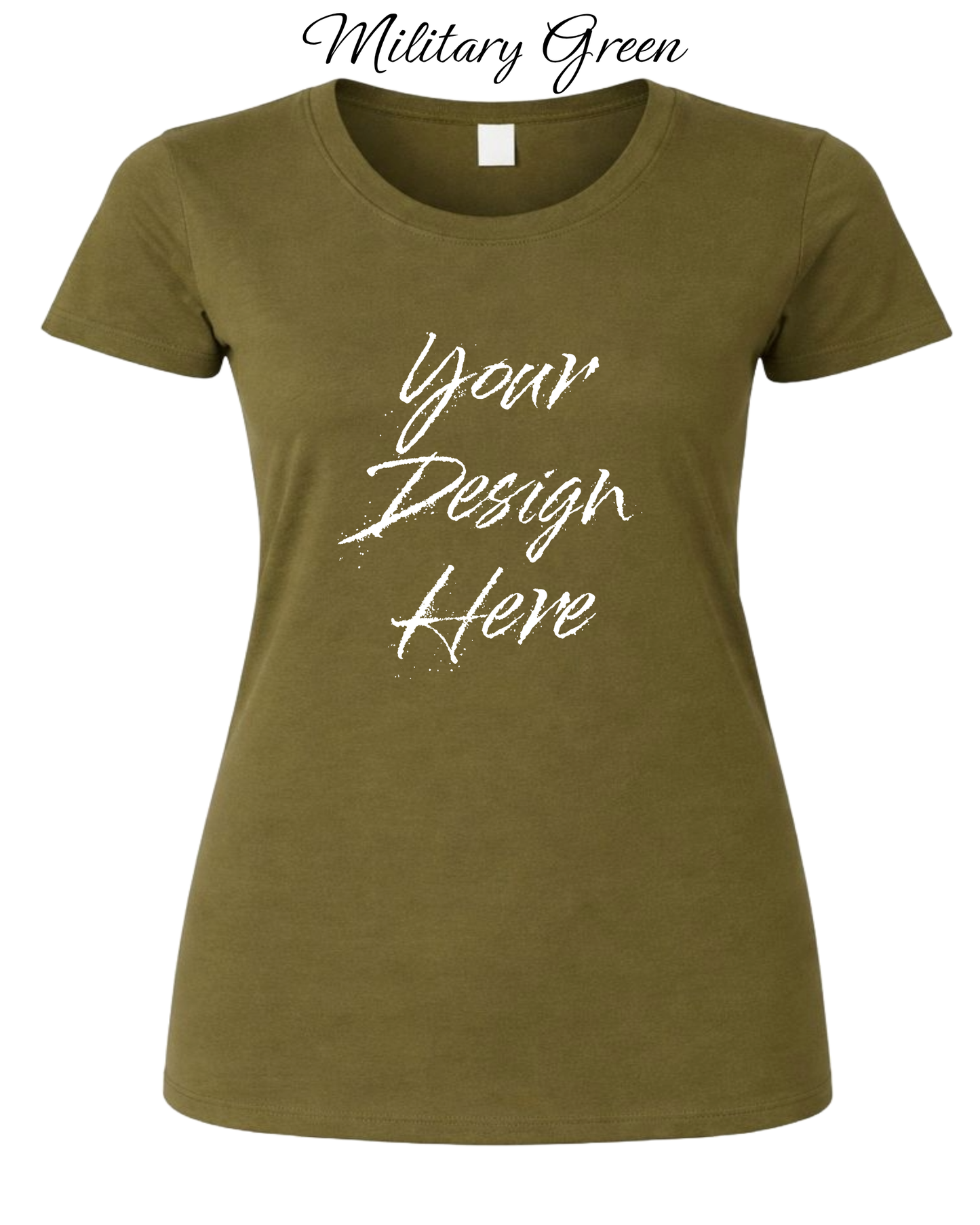 Shirts Women's Custom Crew Neck T-shirt | Design Your Own Shirt