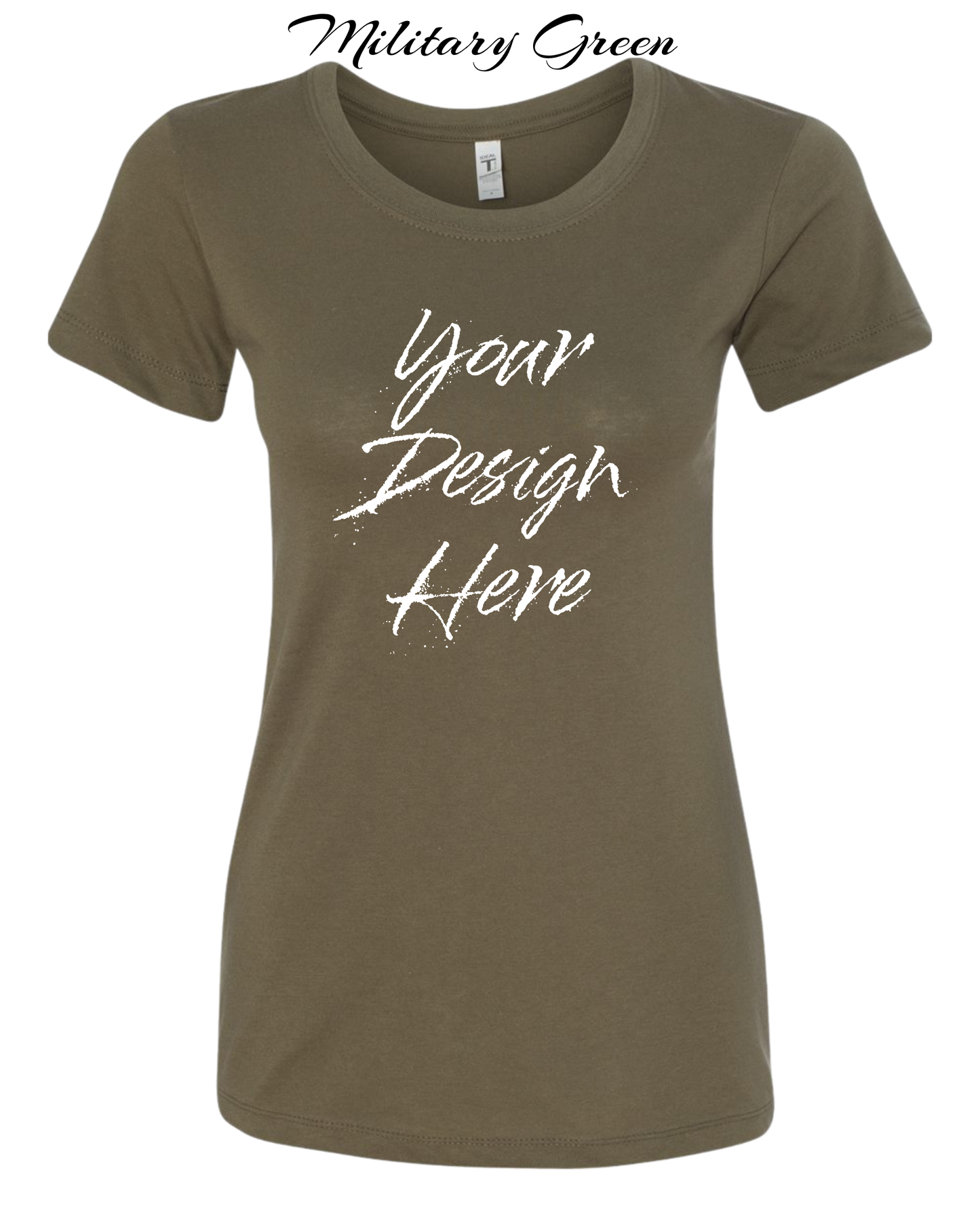 Shirts Women's Custom Crew Neck T-shirt | Design Your Own Shirt