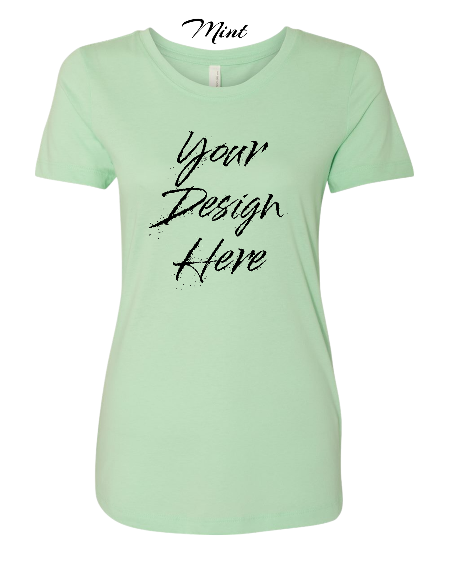Shirts Women's Custom Crew Neck T-shirt | Design Your Own Shirt