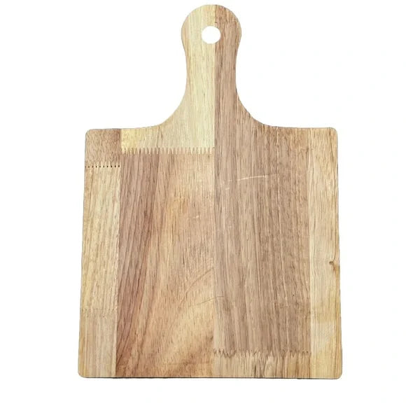 Custom Decorative Wooden Cutting Board, Farmhouse My Kitchen My Rules 8"x8"