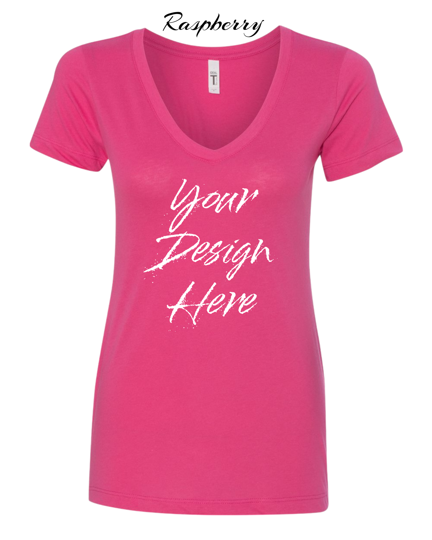 Shirts Women's Custom V-Neck Neck T-shirt | Design Your Own Shirt