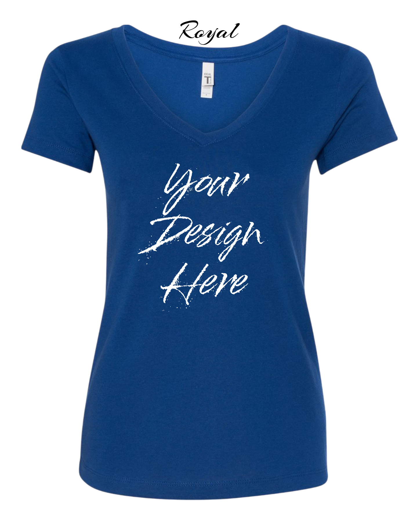 Shirts Women's Custom V-Neck Neck T-shirt | Design Your Own Shirt