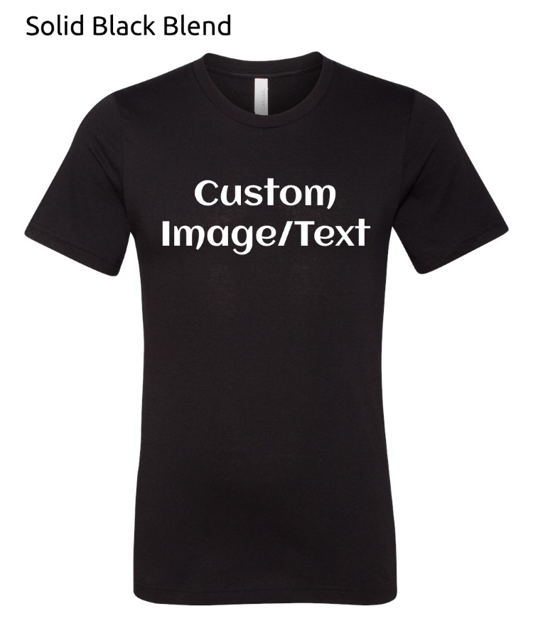 Shirts Men's Custom Crew Neck T-shirt | Design Your Own Shirt