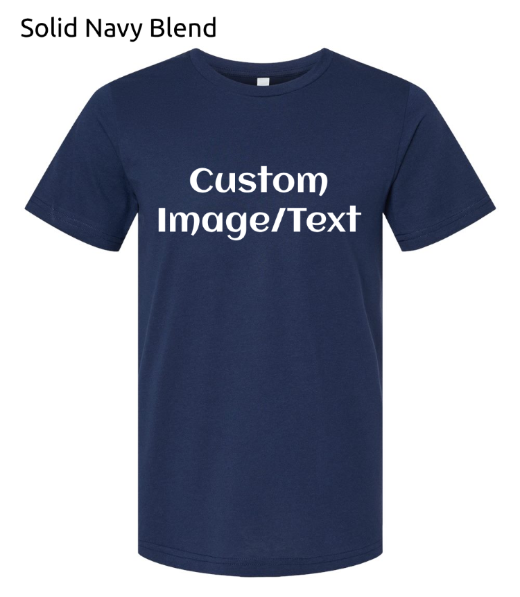 Shirts Men's Custom Crew Neck T-shirt | Design Your Own Shirt