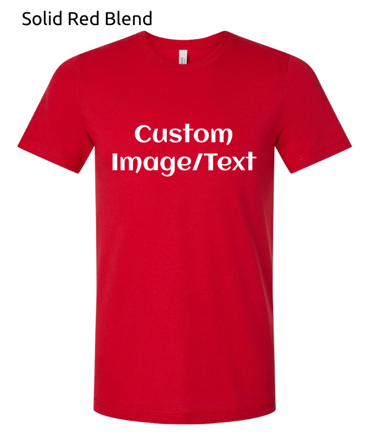 Shirts Men's Custom Crew Neck T-shirt | Design Your Own Shirt