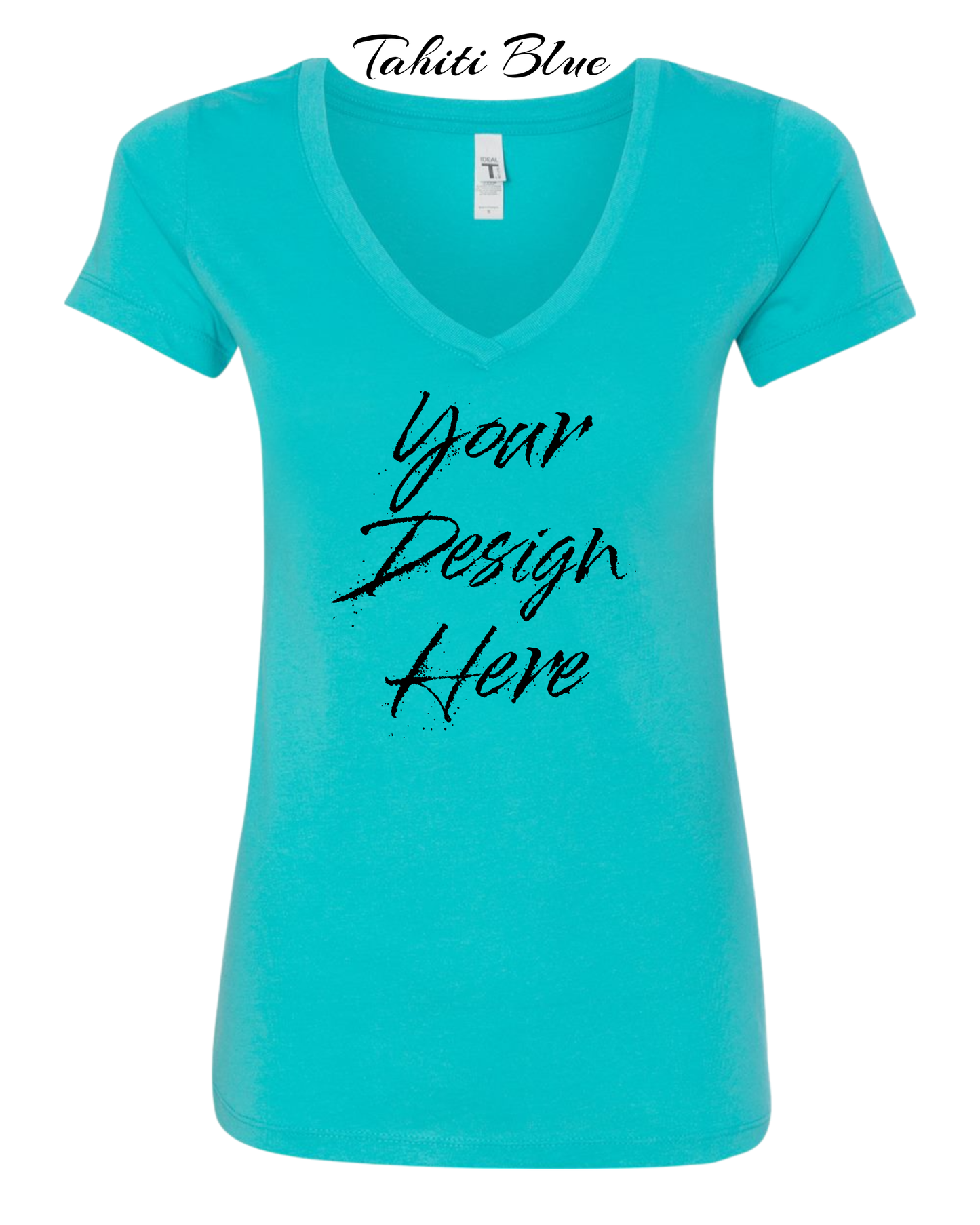 Shirts Women's Custom V-Neck Neck T-shirt | Design Your Own Shirt
