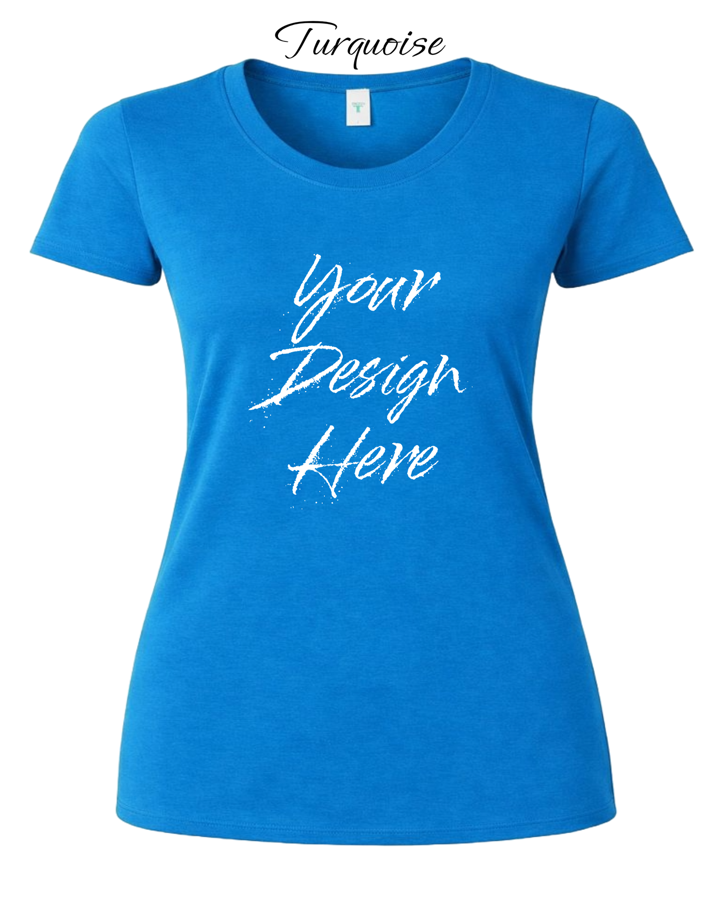 Shirts Women's Custom Crew Neck T-shirt | Design Your Own Shirt